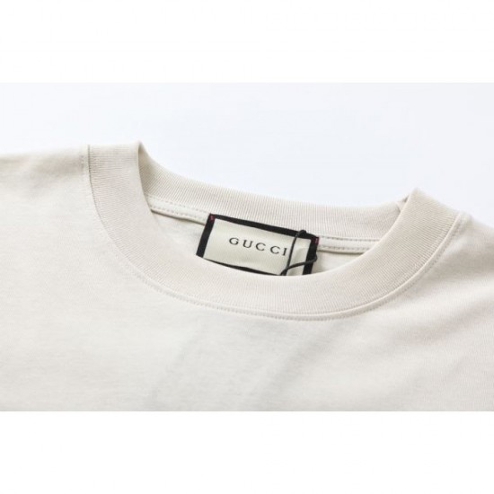 2024SS I want it now. GUCCI Gucci Men's Short Sleeve T-shirt 2024SS I want it now. GUCCI Gucci Men's Short Sleeve T-shirt
