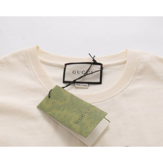 2024SS Fashion Brand GUCCI Gucci Men's Short Sleeve T-Shirt 2024SS Fashion Brand GUCCI Gucci Men's Short Sleeve T-Shirt