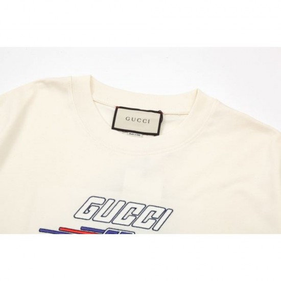 2024SS Summer New Collection GUCCI Gucci Men's Short Sleeve T-Shirt 2024SS Summer New Collection GUCCI Gucci Men's Short Sleeve T-Shirt