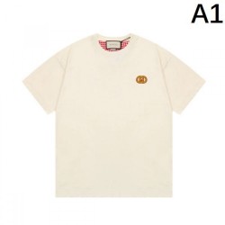 2024SS Fashion Trends GUCCI Gucci Men's Short Sleeve T-Shirt