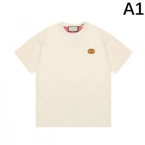 2024SS Fashion Trends GUCCI Gucci Men's Short Sleeve T-Shirt 2024SS Fashion Trends GUCCI Gucci Men's Short Sleeve T-Shirt