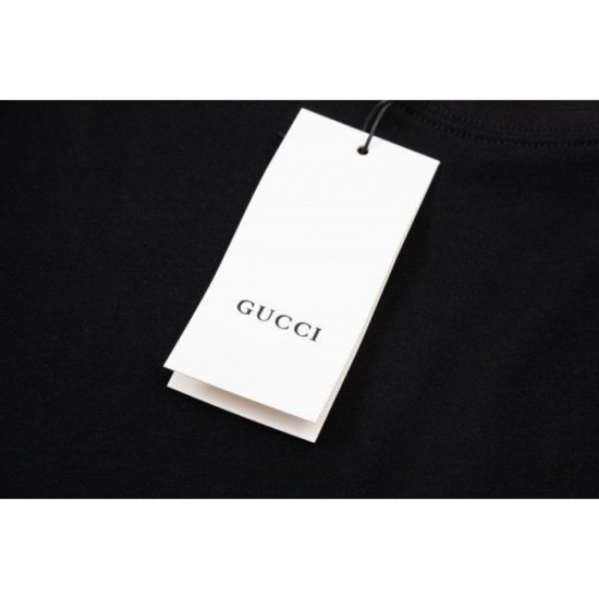 2024SS Fashion Trends GUCCI Gucci Men's Short Sleeve T-Shirt 2024SS Fashion Trends GUCCI Gucci Men's Short Sleeve T-Shirt