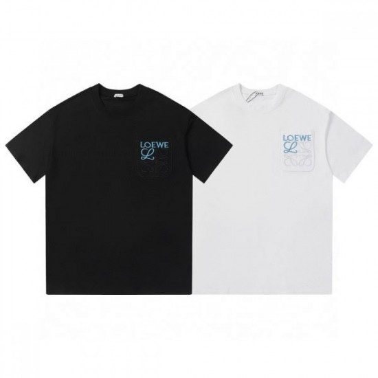 2024SS Enjoy fashionable spring and summer LOEWE short sleeve T-shirt 2024SS Enjoy fashionable spring and summer LOEWE short sleeve T-shirt