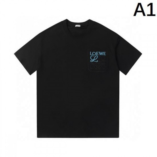 2024SS Enjoy fashionable spring and summer LOEWE short sleeve T-shirt 2024SS Enjoy fashionable spring and summer LOEWE short sleeve T-shirt