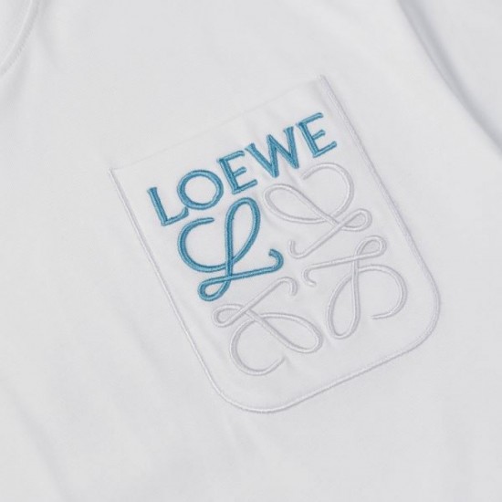 2024SS Enjoy fashionable spring and summer LOEWE short sleeve T-shirt 2024SS Enjoy fashionable spring and summer LOEWE short sleeve T-shirt