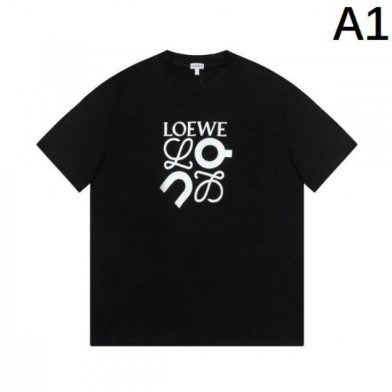 2024SS Popular brand LOEWE Men's short sleeve T-shirt 2024SS Popular brand LOEWE Men's short sleeve T-shirt