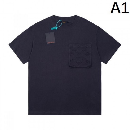 2024SS Latest Love at First Sight LOUIS VUITTON Men's Short Sleeve T-Shirt 2024SS Latest Love at First Sight LOUIS VUITTON Men's Short Sleeve T-Shirt
