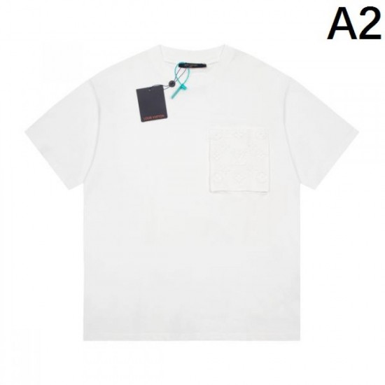 2024SS Latest Love at First Sight LOUIS VUITTON Men's Short Sleeve T-Shirt 2024SS Latest Love at First Sight LOUIS VUITTON Men's Short Sleeve T-Shirt