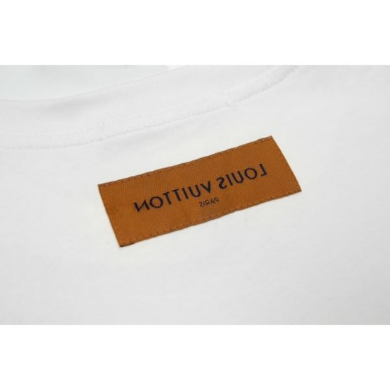 2024SS Latest Love at First Sight LOUIS VUITTON Men's Short Sleeve T-Shirt 2024SS Latest Love at First Sight LOUIS VUITTON Men's Short Sleeve T-Shirt