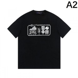 2024SS A must-see for fashionistas LOUIS VUITTON Men's short sleeve T-shirt