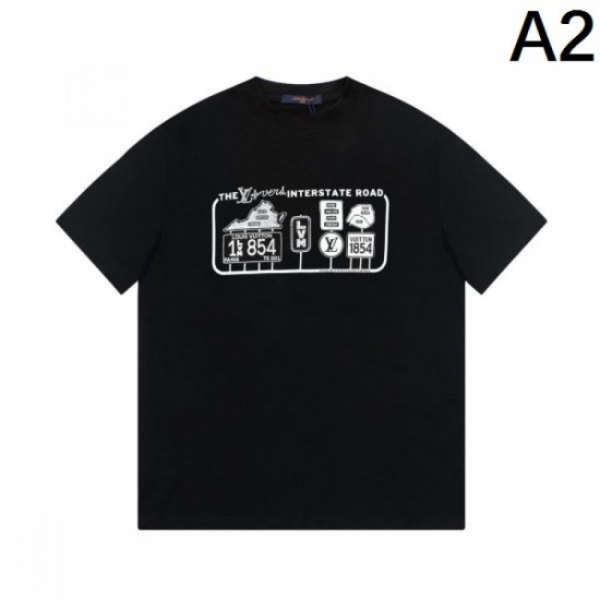 2024SS A must-see for fashionistas LOUIS VUITTON Men's short sleeve T-shirt 2024SS A must-see for fashionistas LOUIS VUITTON Men's short sleeve T-shirt