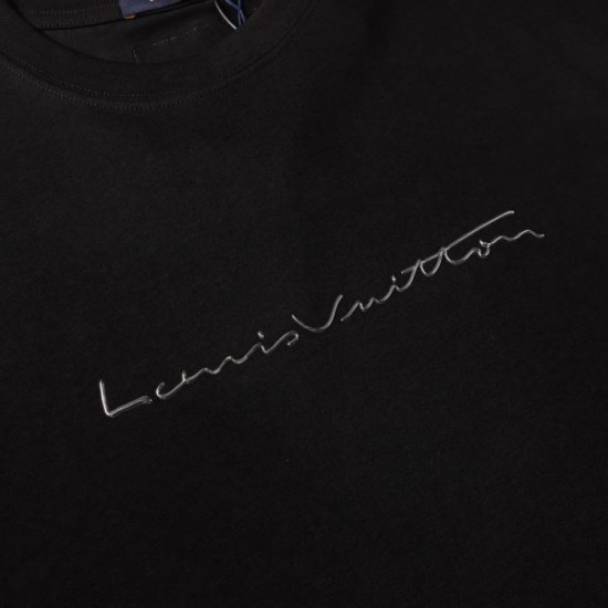2024SS Celebrity Favorite Elegant LOUIS VUITTON Men's Short Sleeve T-Shirt 2024SS Celebrity Favorite Elegant LOUIS VUITTON Men's Short Sleeve T-Shirt