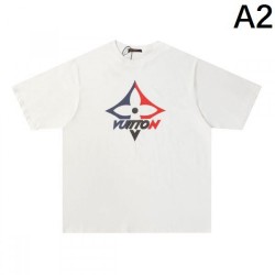 2024SS Chic Color LOUIS VUITTON Men's Short Sleeve T-Shirt