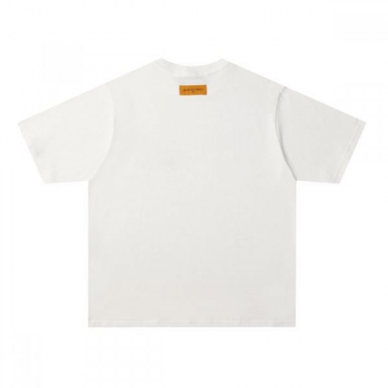 2024SS Chic Color LOUIS VUITTON Men's Short Sleeve T-Shirt 2024SS Chic Color LOUIS VUITTON Men's Short Sleeve T-Shirt