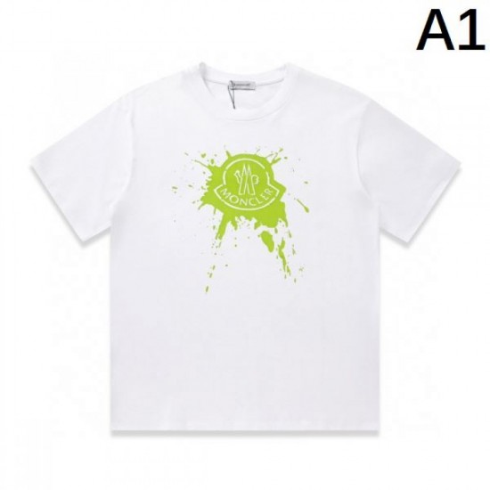 2024SS Trendy MONCLER Men's Short Sleeve T-Shirt 2024SS Trendy MONCLER Men's Short Sleeve T-Shirt