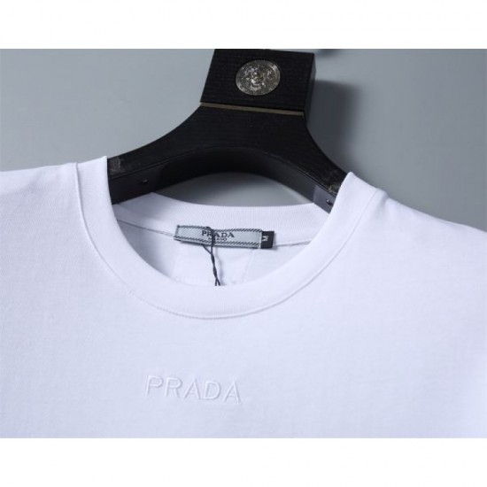 2024SS PRADA short sleeve T-shirt for a modern style 2024SS PRADA short sleeve T-shirt for a modern style