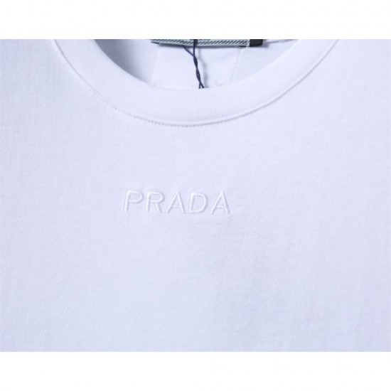 2024SS PRADA short sleeve T-shirt for a modern style 2024SS PRADA short sleeve T-shirt for a modern style