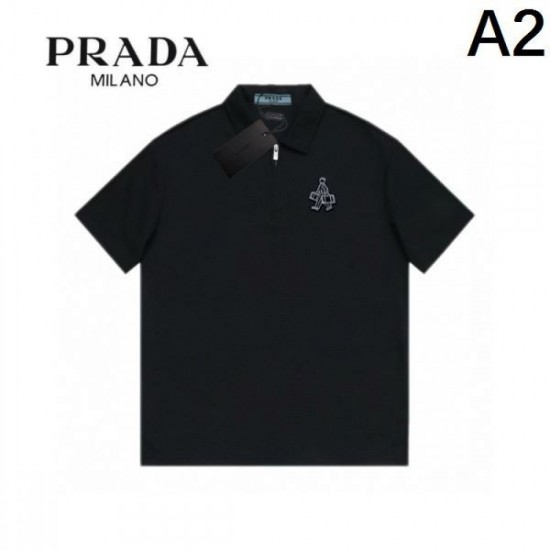2024SS Personal style PRADA Short sleeve T-shirt 2024SS Personal style PRADA Short sleeve T-shirt