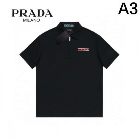 2024SS PRADA short-sleeved T-shirt that takes your style to the next level 2024SS PRADA short-sleeved T-shirt that takes your style to the next level