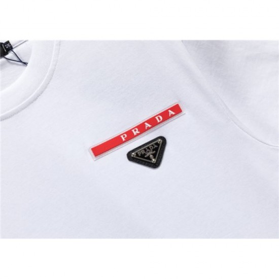 2024SS Classic Street Style PRADA Short Sleeve T-shirt 2024SS Classic Street Style PRADA Short Sleeve T-shirt