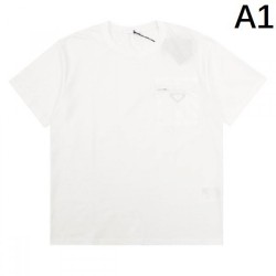 2024SS Make me look mature PRADA Men's short sleeve T-shirt