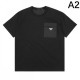 2024SS Make me look mature PRADA Men's short sleeve T-shirt 2024SS Make me look mature PRADA Men's short sleeve T-shirt