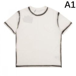 2024SS Very easy to incorporate PRADA Men's short sleeve T-shirt