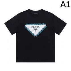 2024SS Small quantity in stock ☆ Limited model PRADA Men's short sleeve T-shirt