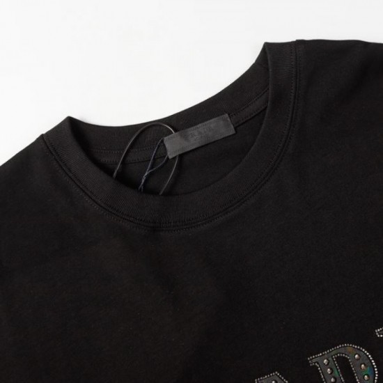 2024SS Cool and stylish PRADA Men's short sleeve T-shirt 2024SS Cool and stylish PRADA Men's short sleeve T-shirt