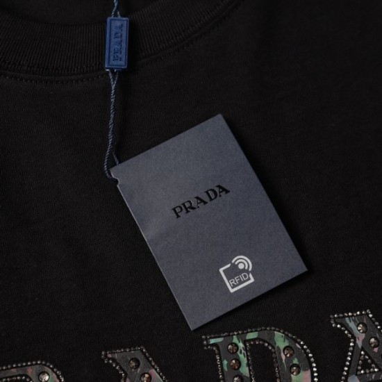 2024SS Cool and stylish PRADA Men's short sleeve T-shirt 2024SS Cool and stylish PRADA Men's short sleeve T-shirt