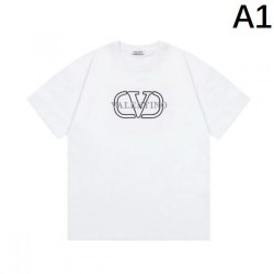 2024SS Extremely Popular VALENTINO Men's Short Sleeve T-Shirt