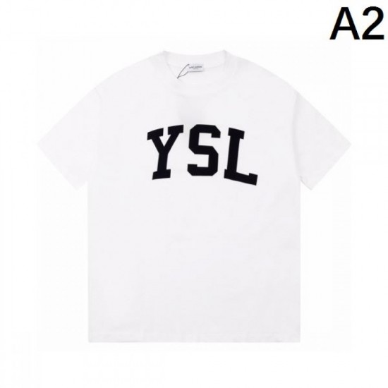 2024SS Trendy Item YSL Yves Saint Laurent Men's Short Sleeve T-Shirt 2024SS Trendy Item YSL Yves Saint Laurent Men's Short Sleeve T-Shirt