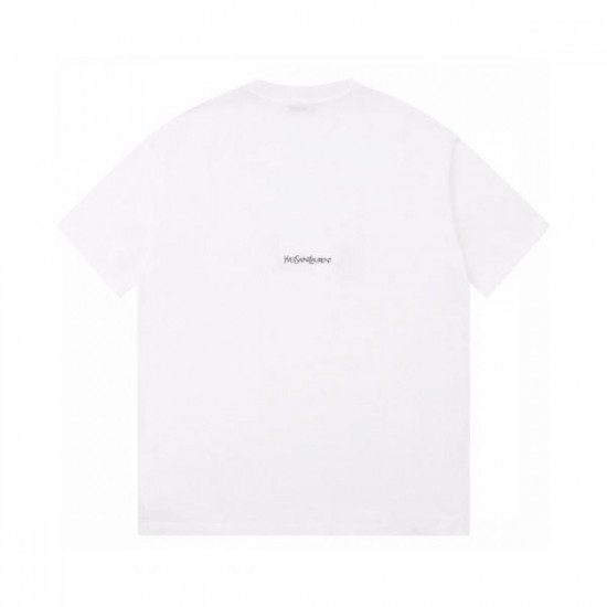 2024SS Trendy Item YSL Yves Saint Laurent Men's Short Sleeve T-Shirt 2024SS Trendy Item YSL Yves Saint Laurent Men's Short Sleeve T-Shirt