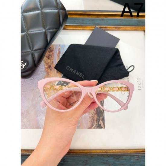 2024FW Transparent Sunglasses CHANEL New Casual Coordination 2024FW Transparent Sunglasses CHANEL New Casual Coordination