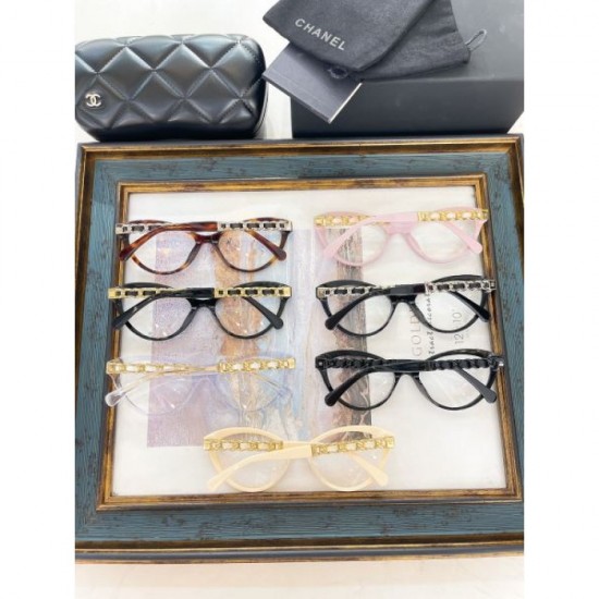 2024FW Transparent Sunglasses CHANEL New Casual Coordination 2024FW Transparent Sunglasses CHANEL New Casual Coordination