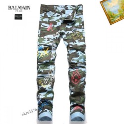 2024SS BALMAIN jeans that are very popular among young people overseas