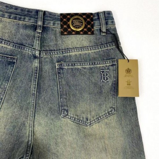 2024SS Limited edition BURBERRY jeans that are absolutely perfect for summer 2024SS Limited edition BURBERRY jeans that are absolutely perfect for summer