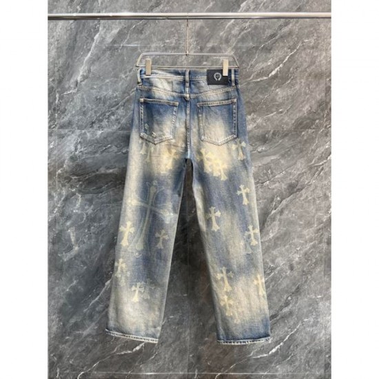 2024SS Latest Love at First Sight CHROME HEARTS Chrome Hearts Jeans 2024SS Latest Love at First Sight CHROME HEARTS Chrome Hearts Jeans