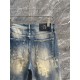 2024SS Latest Love at First Sight CHROME HEARTS Chrome Hearts Jeans 2024SS Latest Love at First Sight CHROME HEARTS Chrome Hearts Jeans