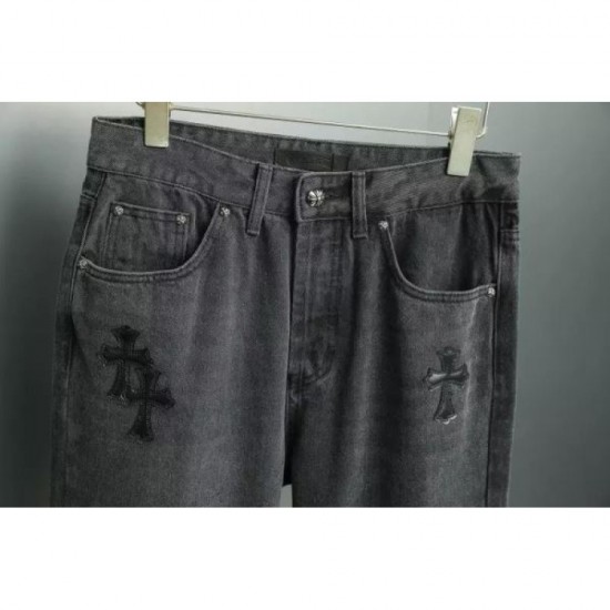 2024SS Stylish Style CHROME HEARTS Chrome Hearts Jeans 2024SS Stylish Style CHROME HEARTS Chrome Hearts Jeans