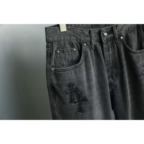 2024SS Stylish Style CHROME HEARTS Chrome Hearts Jeans 2024SS Stylish Style CHROME HEARTS Chrome Hearts Jeans