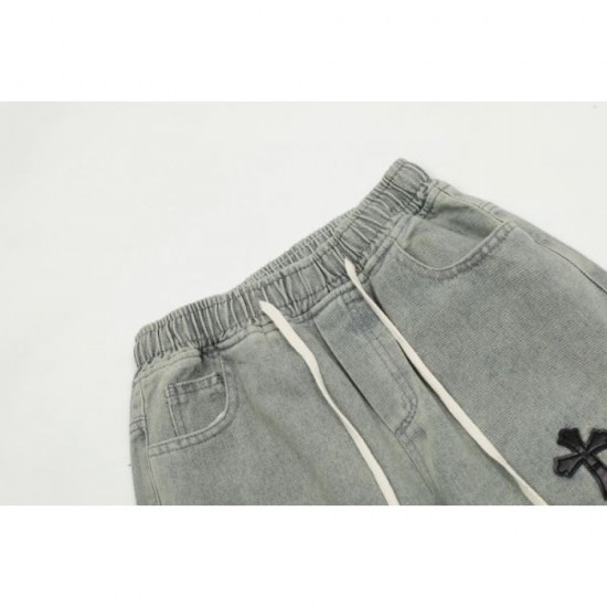 2024SS The forefront of fashion CHROME HEARTS Chrome Hearts jeans 2024SS The forefront of fashion CHROME HEARTS Chrome Hearts jeans
