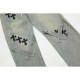 2024SS The forefront of fashion CHROME HEARTS Chrome Hearts jeans 2024SS The forefront of fashion CHROME HEARTS Chrome Hearts jeans