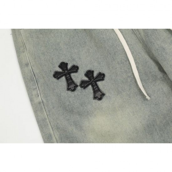 2024SS The forefront of fashion CHROME HEARTS Chrome Hearts jeans 2024SS The forefront of fashion CHROME HEARTS Chrome Hearts jeans