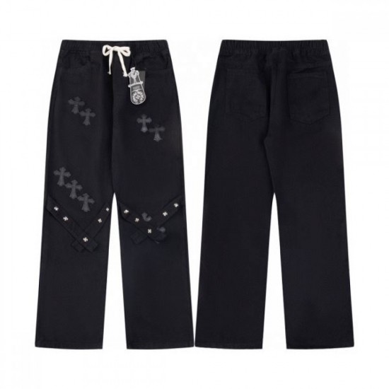 2024SS This year is ahead of schedule CHROME HEARTS Chrome Hearts jeans 2024SS This year is ahead of schedule CHROME HEARTS Chrome Hearts jeans