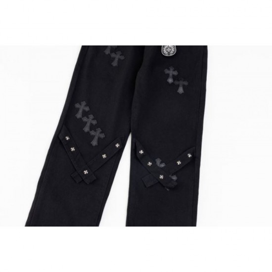 2024SS This year is ahead of schedule CHROME HEARTS Chrome Hearts jeans 2024SS This year is ahead of schedule CHROME HEARTS Chrome Hearts jeans