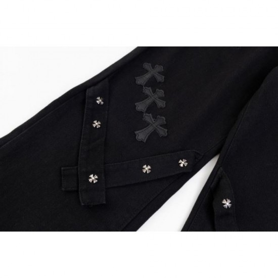 2024SS This year is ahead of schedule CHROME HEARTS Chrome Hearts jeans 2024SS This year is ahead of schedule CHROME HEARTS Chrome Hearts jeans