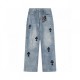 2024SS Limited Design CHROME HEARTS Chrome Hearts Jeans 2024SS Limited Design CHROME HEARTS Chrome Hearts Jeans