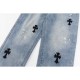 2024SS Limited Design CHROME HEARTS Chrome Hearts Jeans 2024SS Limited Design CHROME HEARTS Chrome Hearts Jeans