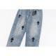 2024SS Limited Design CHROME HEARTS Chrome Hearts Jeans 2024SS Limited Design CHROME HEARTS Chrome Hearts Jeans